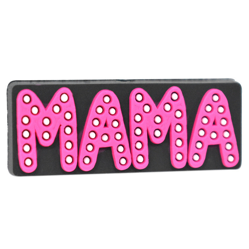 Wholesale Random 100pcs Flower Horror  Phrase Focal Beads