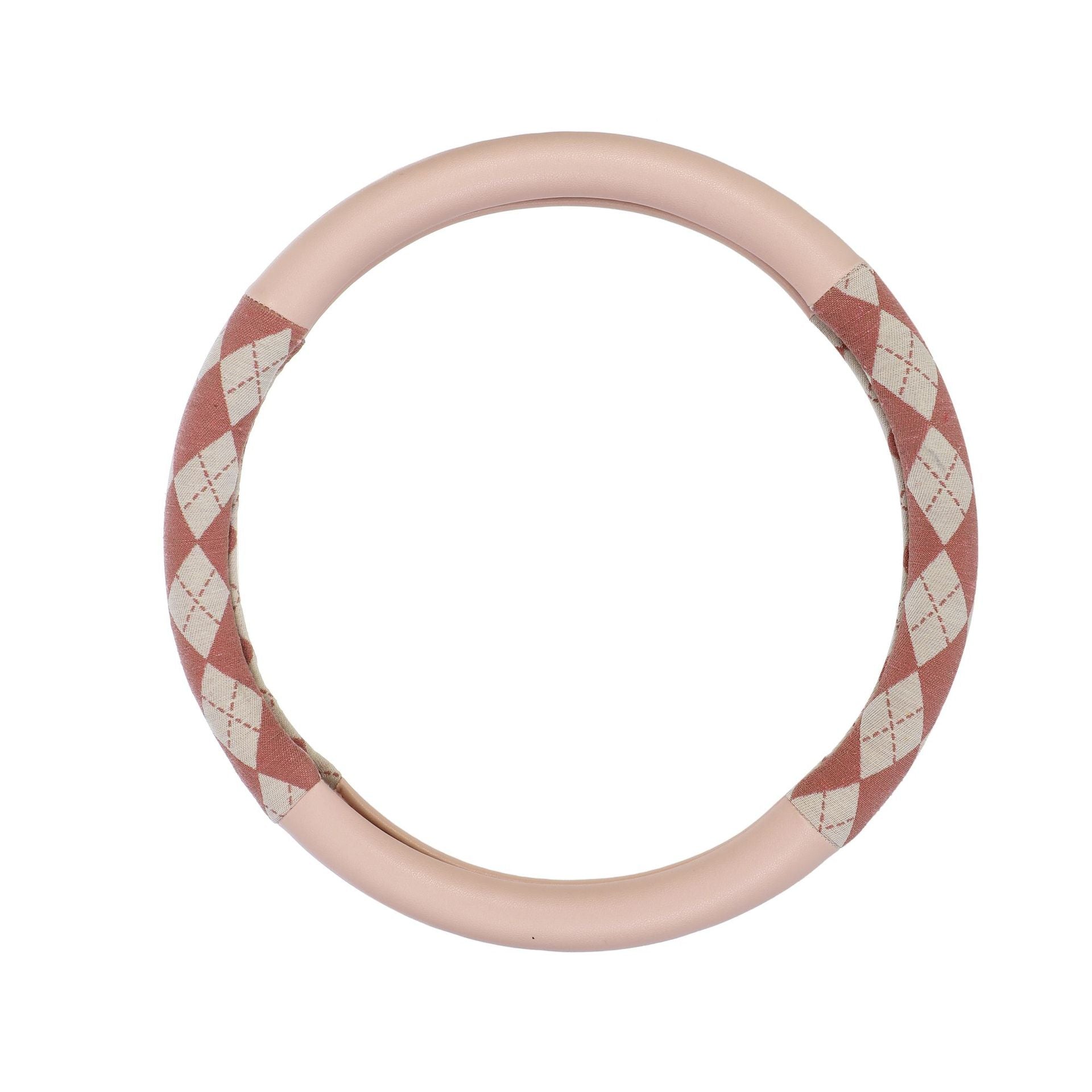 Wholesale Polyester Jacquard Diamond Grid Car Anti Slip and Sweat Absorbing Handlebar Covers