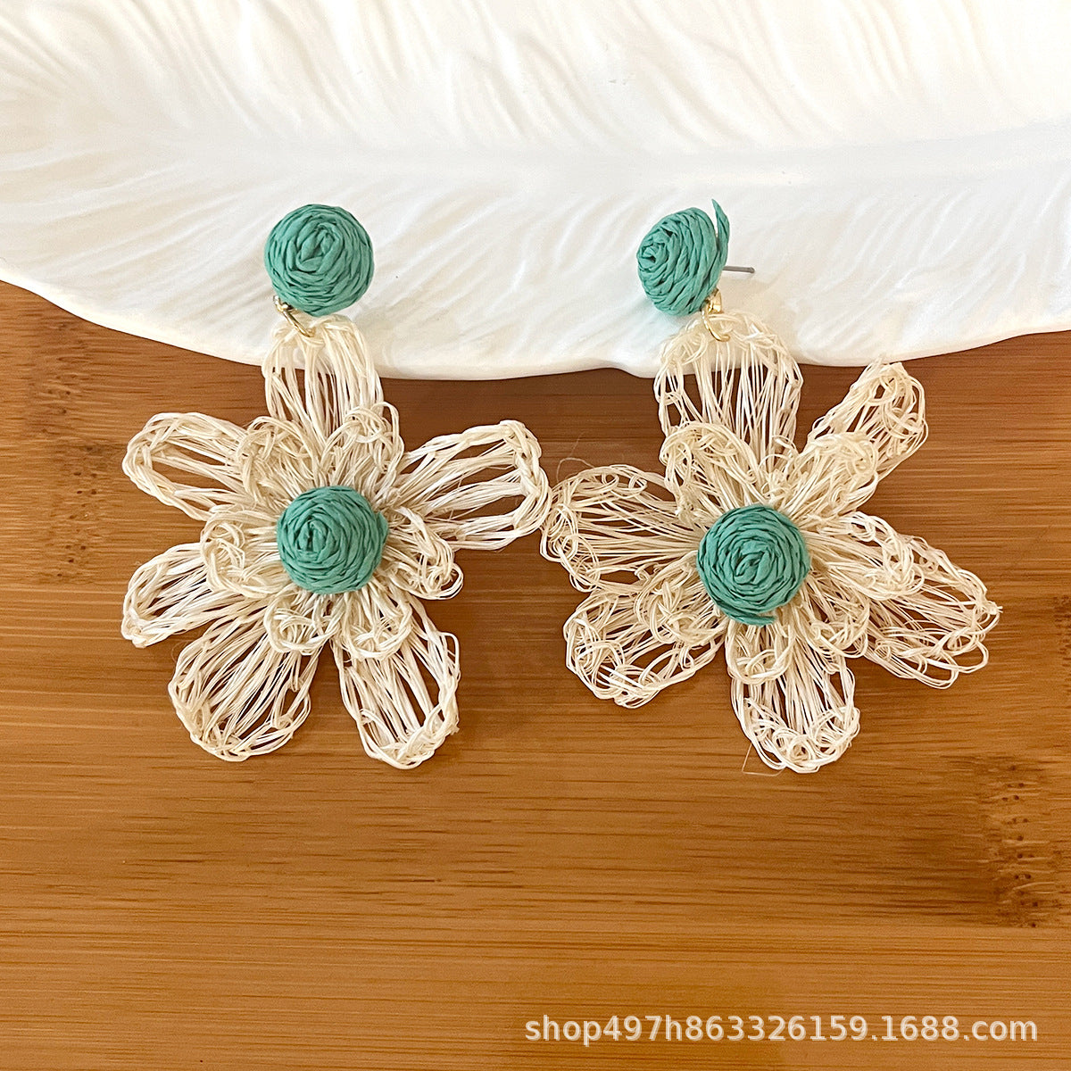 Wholesale Bohemian Flower Earrings