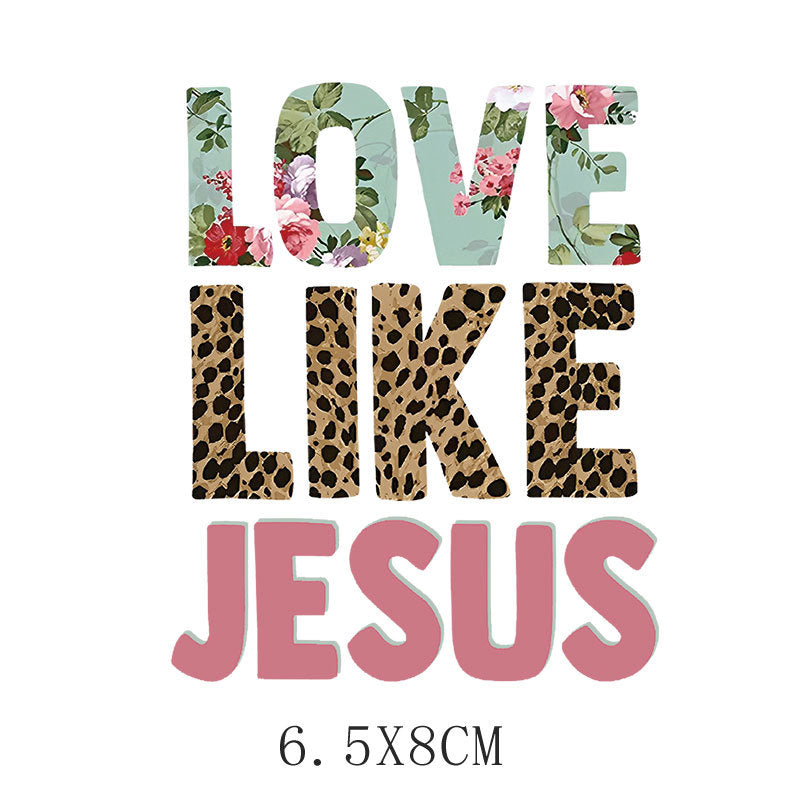 Wholesale 5pcs/pack Yellow sunflower letter heat transfer printing   UV DTF Ready to Press Transfers Wraps