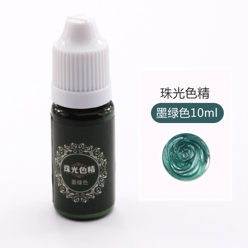 Wholesale 24 Color Pearl Pigment Crystal Dropper UV Resin Pigment Does Not Precipitate and Has A Full Color DIY Handmade Material