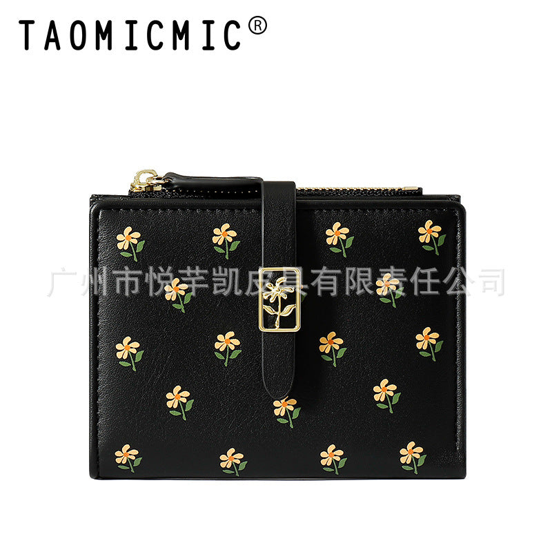 Wholesale Printed Short Cute Cartoon Female Short Coin Purse