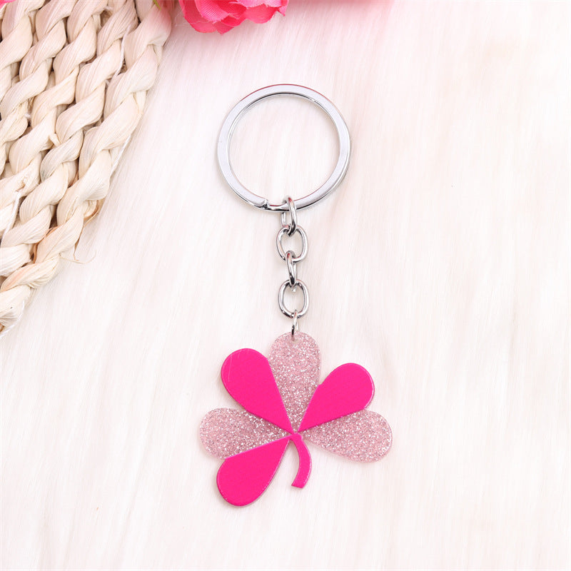 Wholesale Valentine's Day Dwarf Horseshoe Sweater Hat Acrylic Keychain