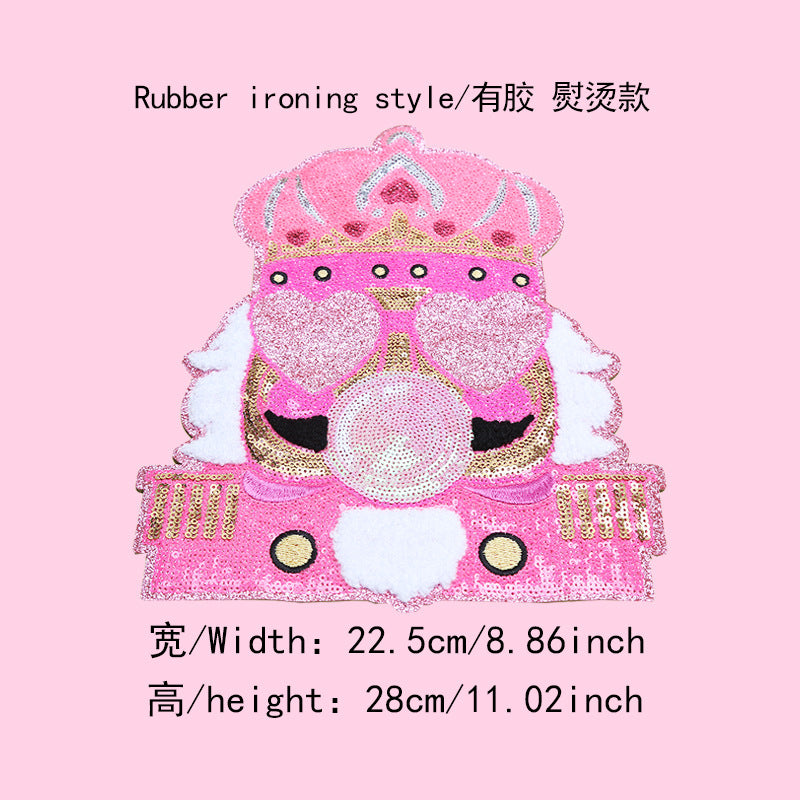 Wholesale Colorful Rabbit Cross Money Bag Embroidery DIY Patches