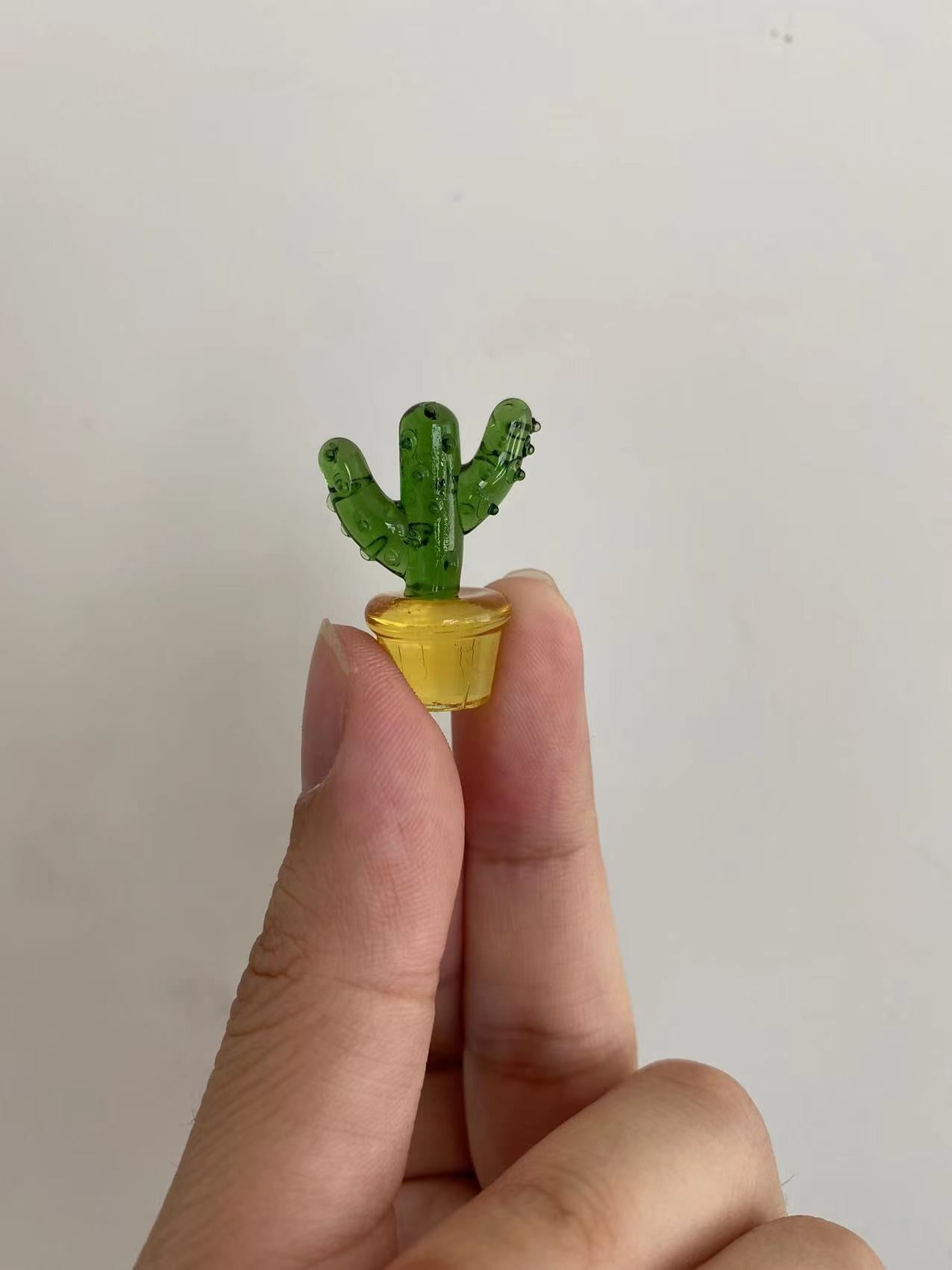 Wholesale Cactus Succulent Simulation Plant, Glass  Ornaments