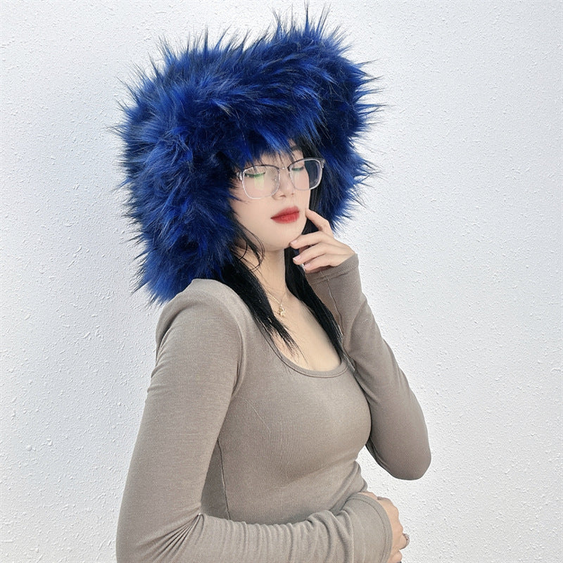 Wholesale Thick Imitation Fur Plush Hat