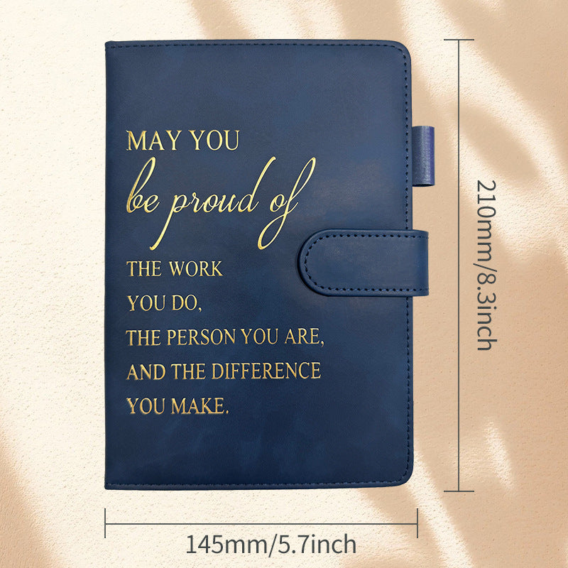 Wholesale Cross-border notebook in stock wholesale Amazon leather plan hand ledger temu incentive magnetic buckle notebook customization