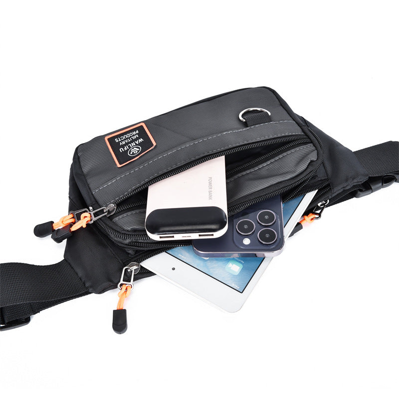 Wholesale Waist Bag Men Multi-compartment Chest Bag Messenger Bag