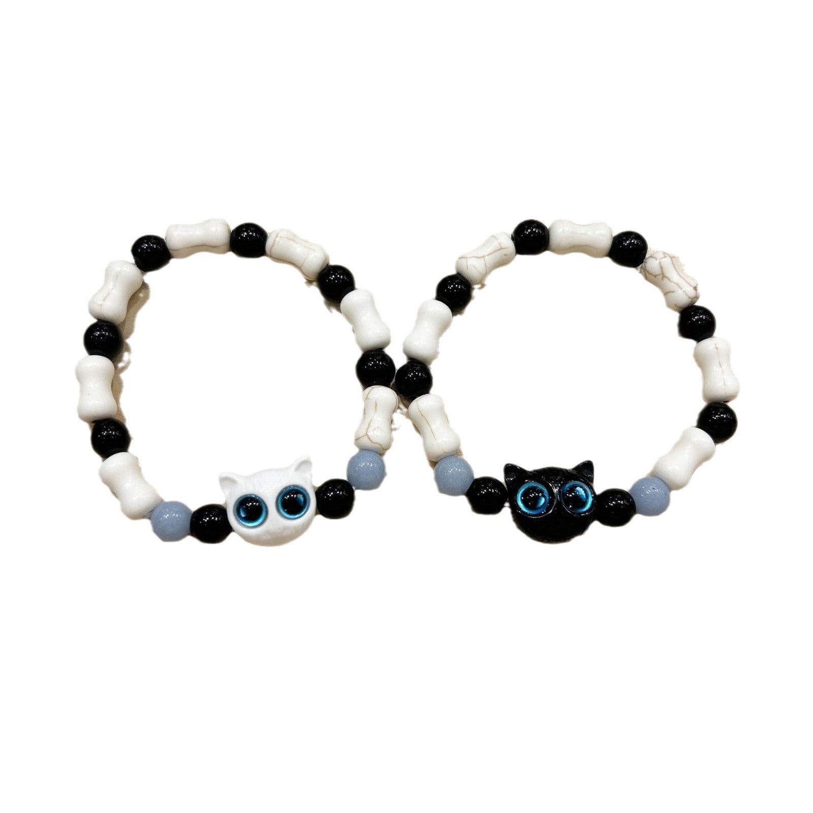 Wholesale  Dopamine Kitten Color Beaded Bracelet Girlfriend Jewelry