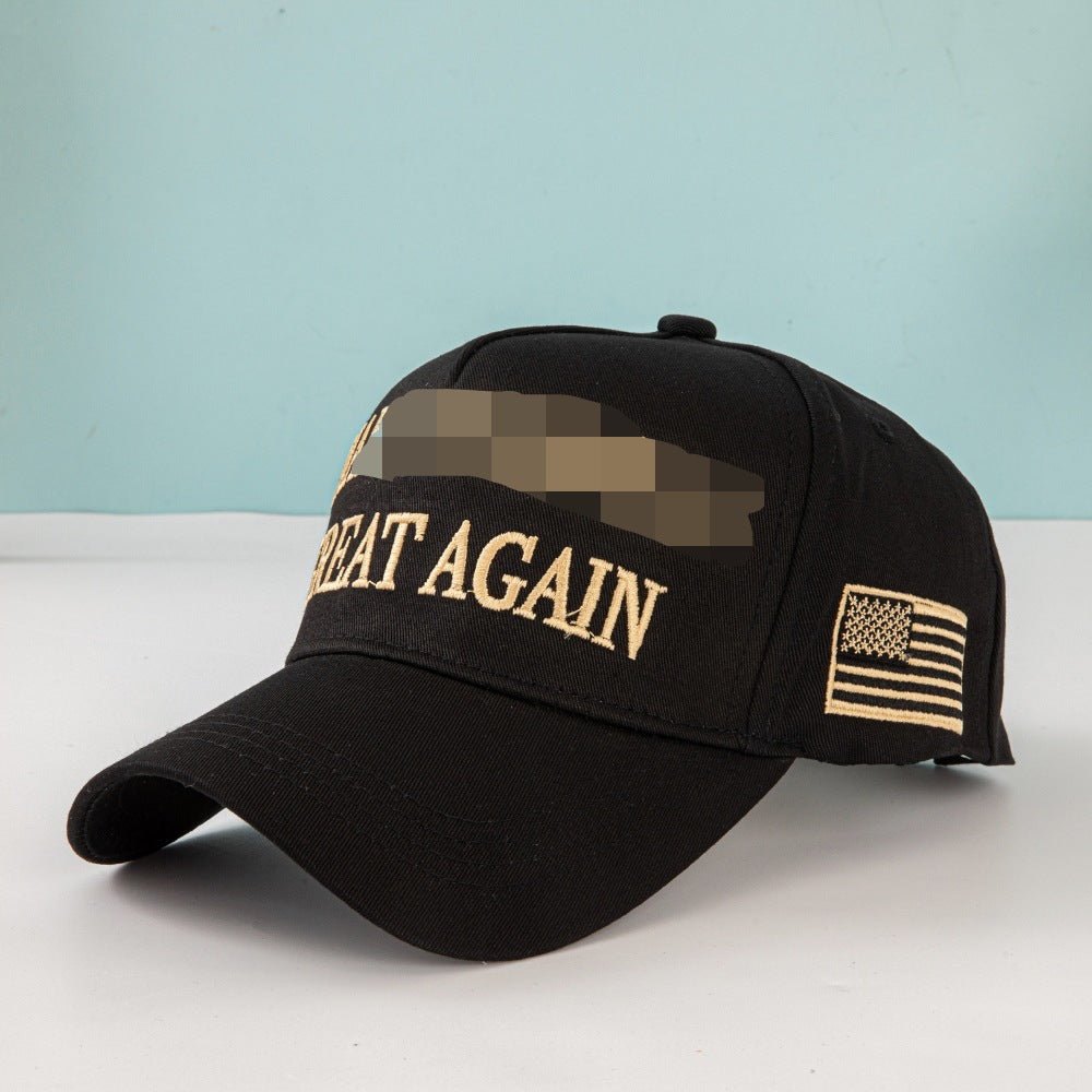 Wholesale Alphabet national flag embroidery sun shading baseball cap