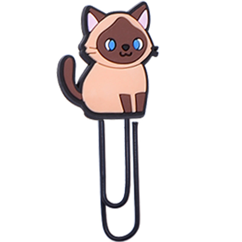 Wholesale  Random 50pcs/pack   Colorful cartoon cat bookmark