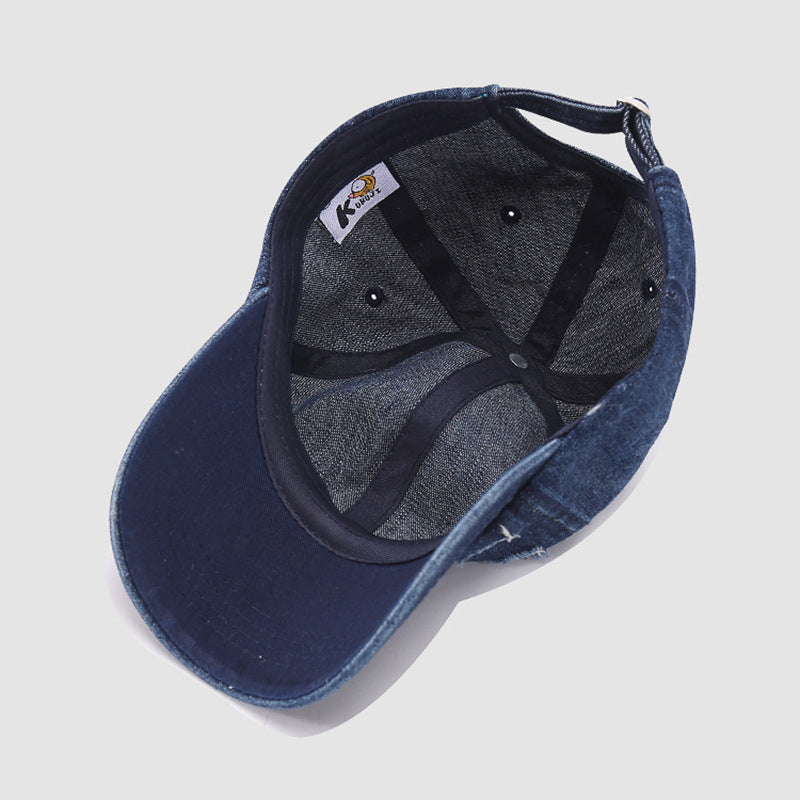 Wholesale Cotton Embroidered Letter Hole Children's Baseball Caps