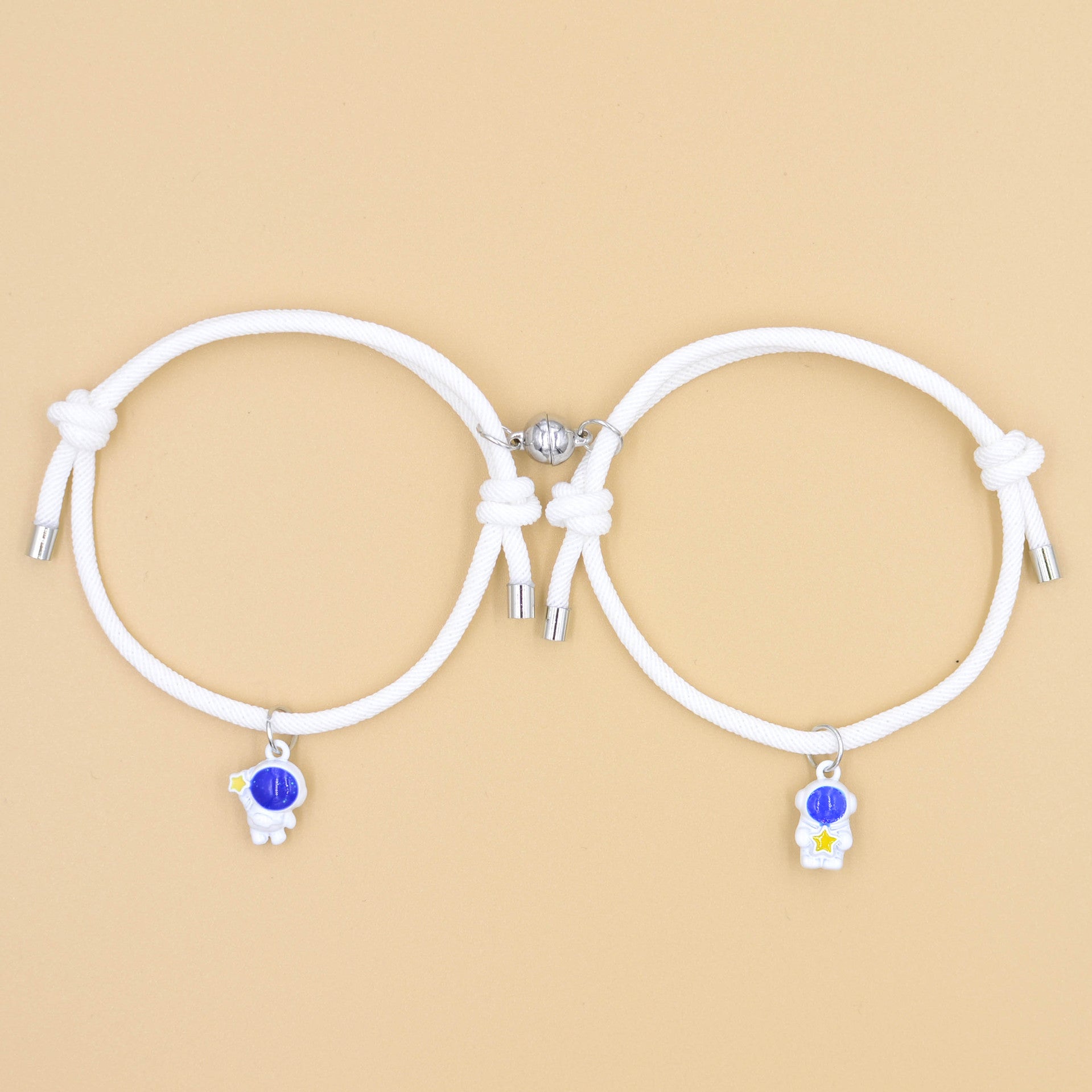 Wholesale Colorful astronaut couple commemorative bracelet