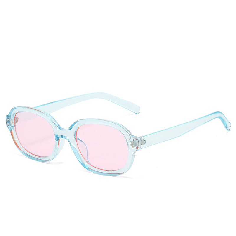 Wholesale Square Fashion All-match Rivet Small Square Frame Sunglasses