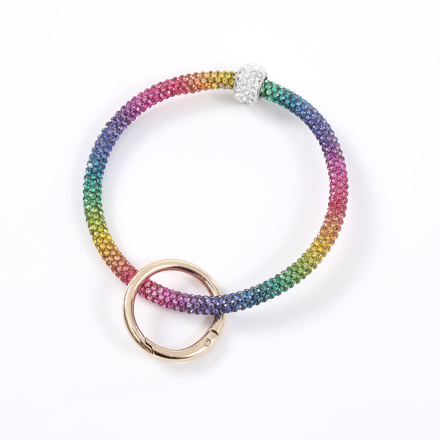 Wholesale Color Rhinestone Wrist Keychain