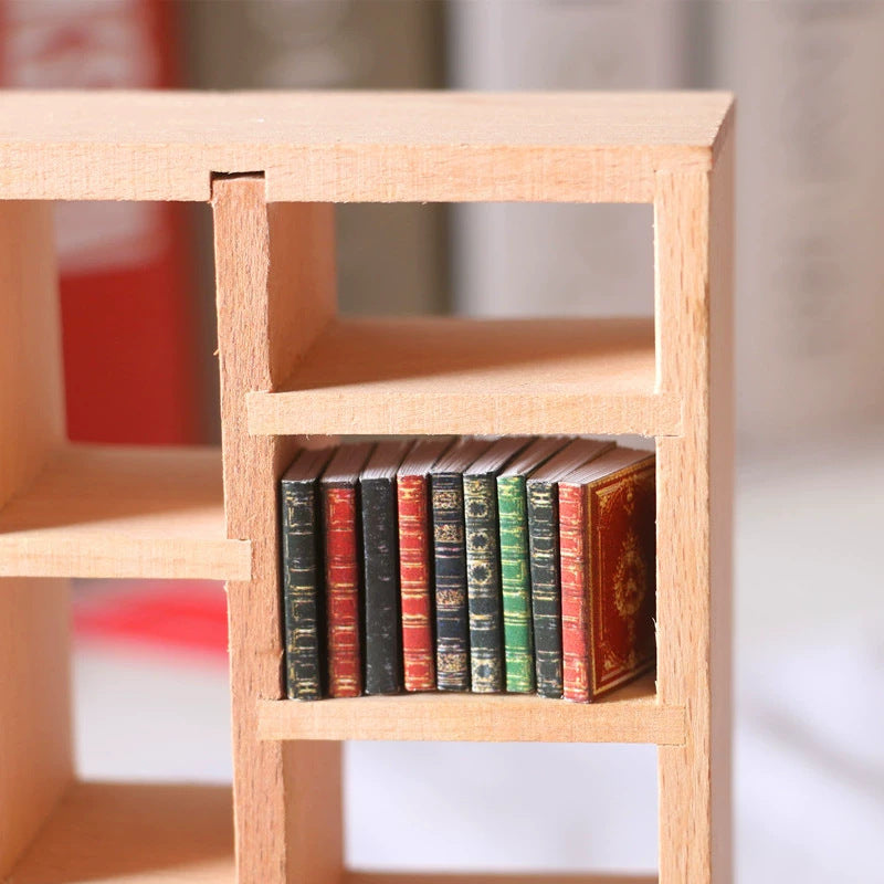 Wholesale 1 12 Miniature Classic Books Set For Dollhouse Study Room Bookshelf Decor Stylish Toy Accessory For Resale