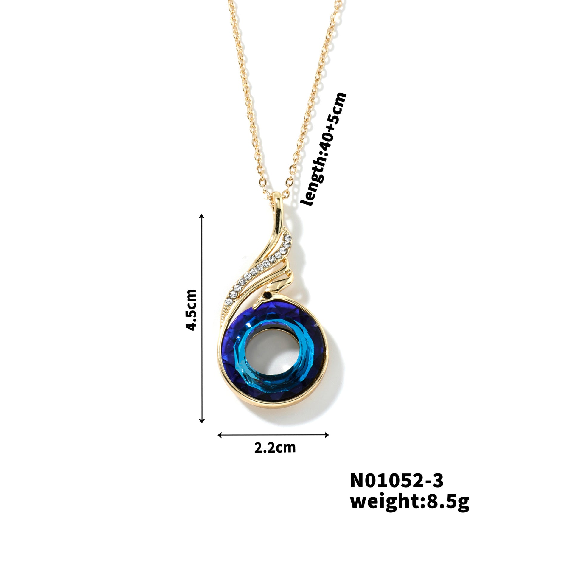Wholesale Fashion colorful crystal necklace