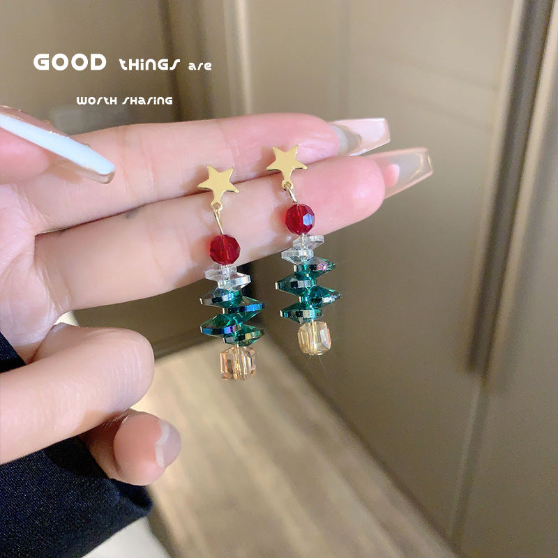 Wholesale Christmas Red Earrings