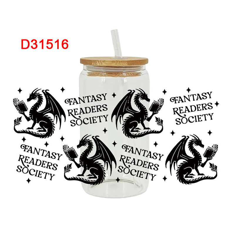 Wholesale Colorful Cartoon Little Pony 16oz Cup UV DTF Wraps