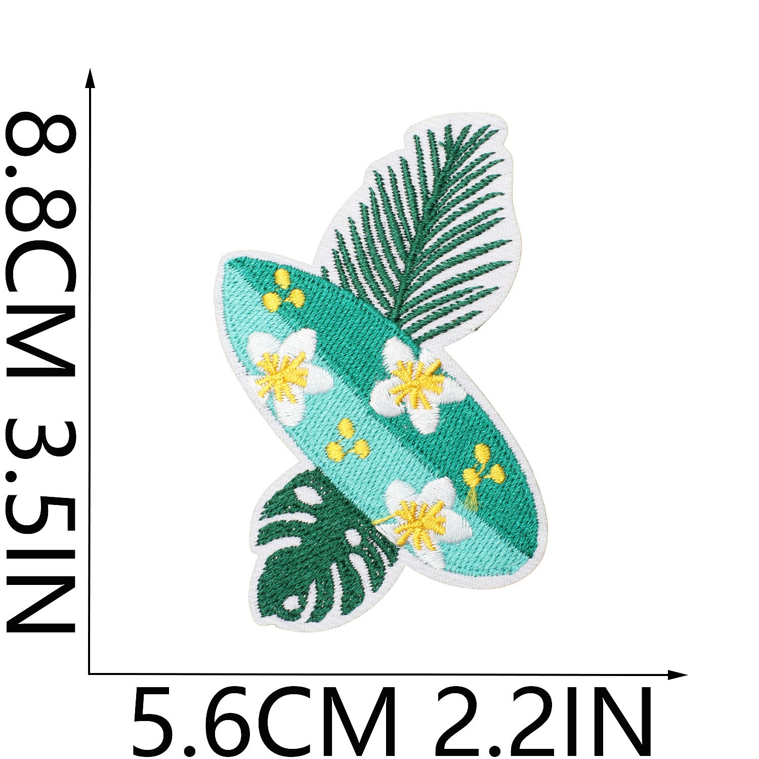 Wholesale Trendy Summer Beach Embroidered Patches For Clothing Vacation Decorative DIY Accessory For Resale