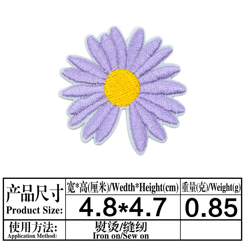 Wholesale Trendy Embroidery Patches Cloth Applique For Clothing Shoes Bags DIY Decorative Accent