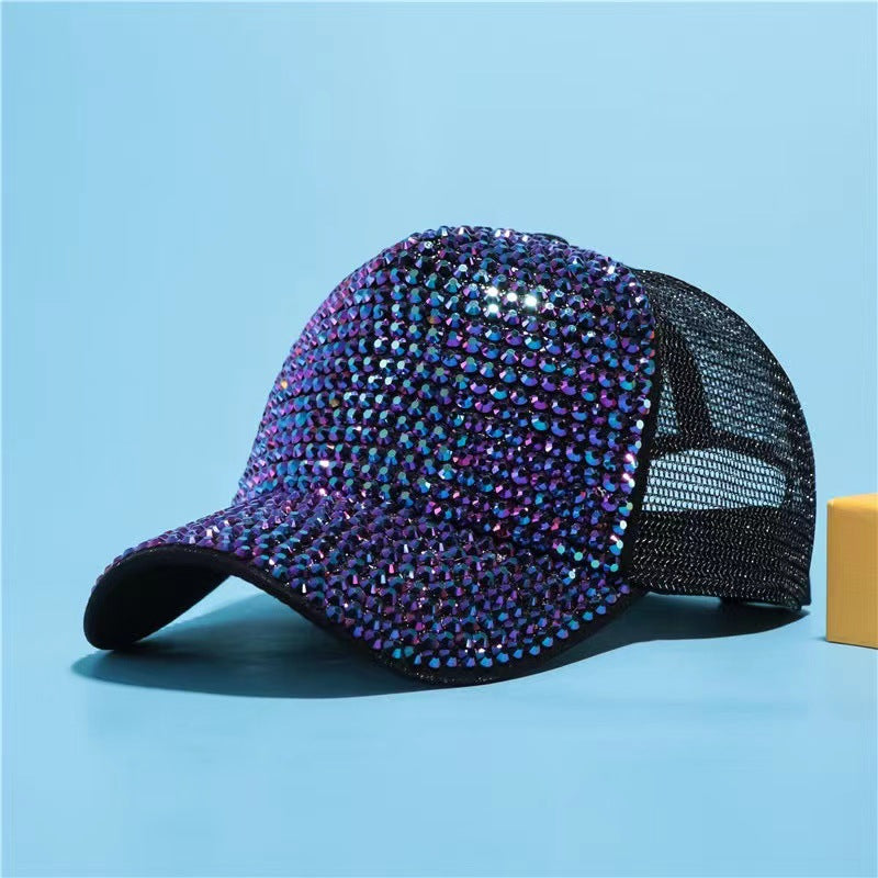 Wholesale 10PCS Rhinestone Breathable Baseball Caps
