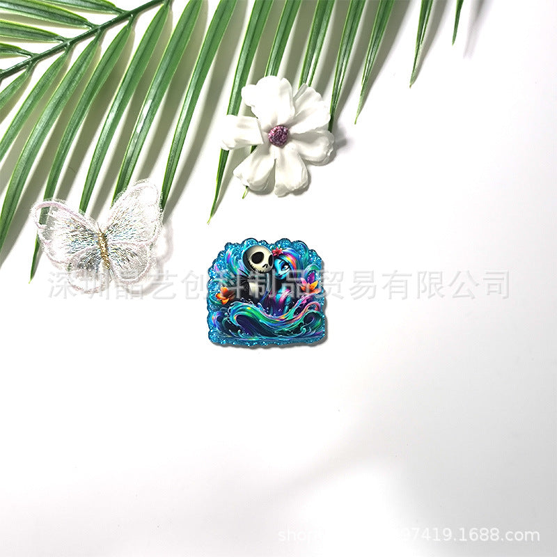 Wholesale 10 pcs/pack Halloween sequin acrylic DIY accessories