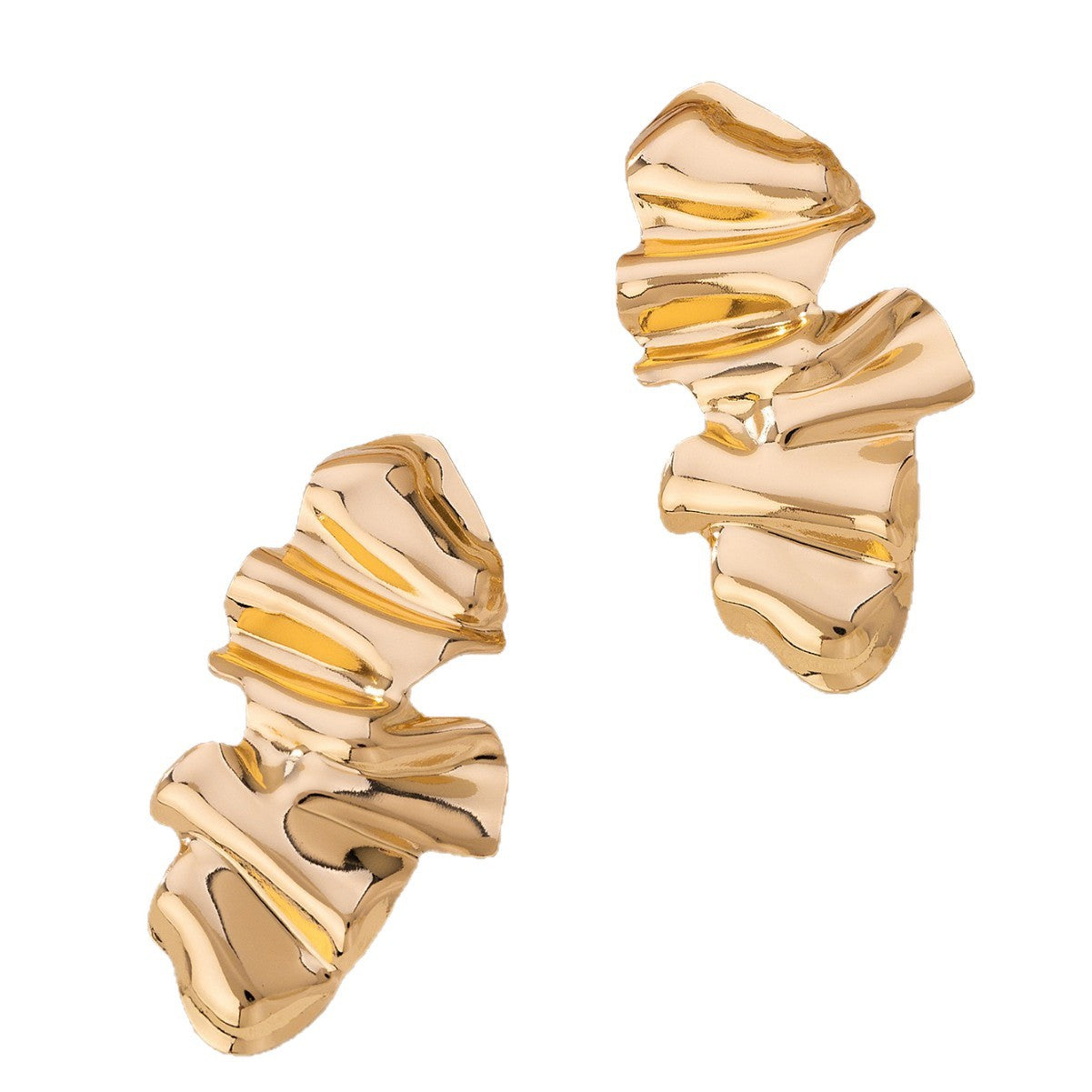 Wholesale Geometric Punk Women S Alloy Earrings Irregular Quadrilateral Fashion Jewelry Accessory Party Wear Gift Boutique Resale