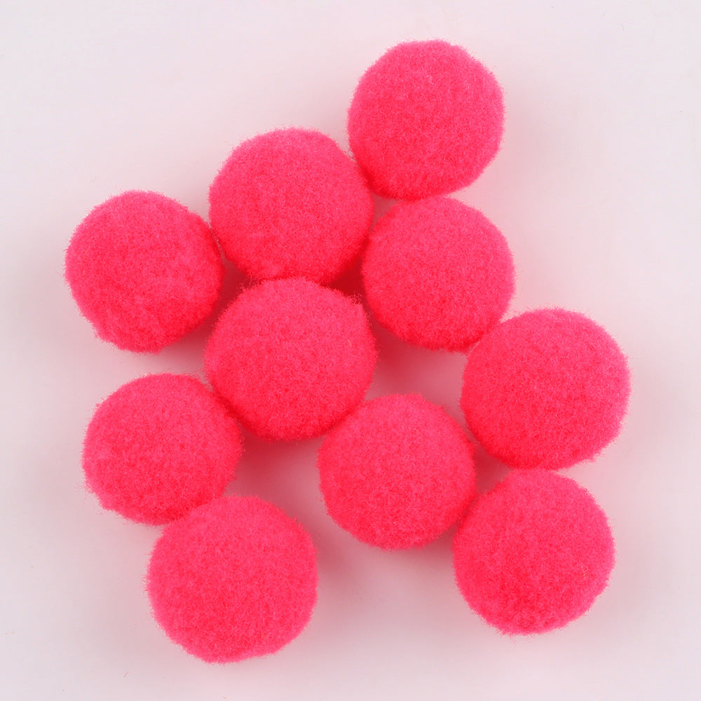 Wholesale 20MM diy handmade materials headdress accessories high elastic wool ball colorful wool ball NO HOLE