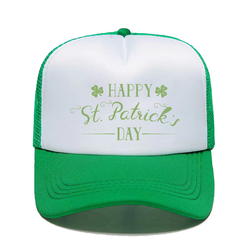 Wholesale Polyester St. Patrick's Day Shamrock Baseball Cap
