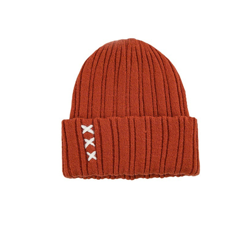 Wholesale Simple Men's and Women's Autumn and Winter Versatile Fashion Solid Color Knitted Hat
