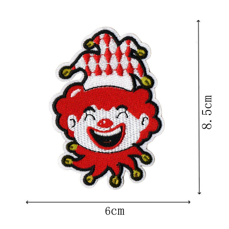Wholesale Red Cartoon Carnival Series Embroidery DIY Patches