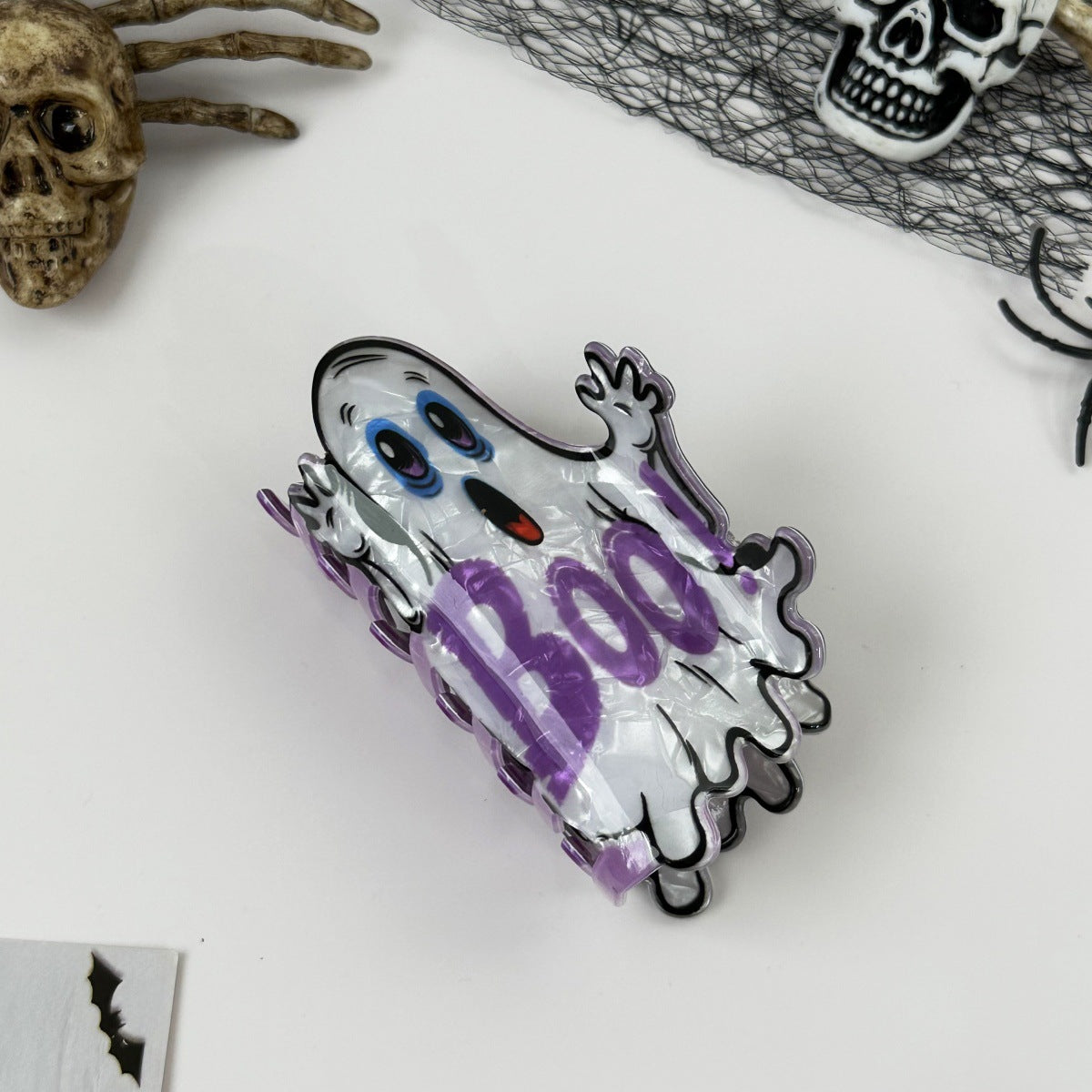 Wholesale New  Grab Clip Ghost Skull Hair Clip Shark Clip