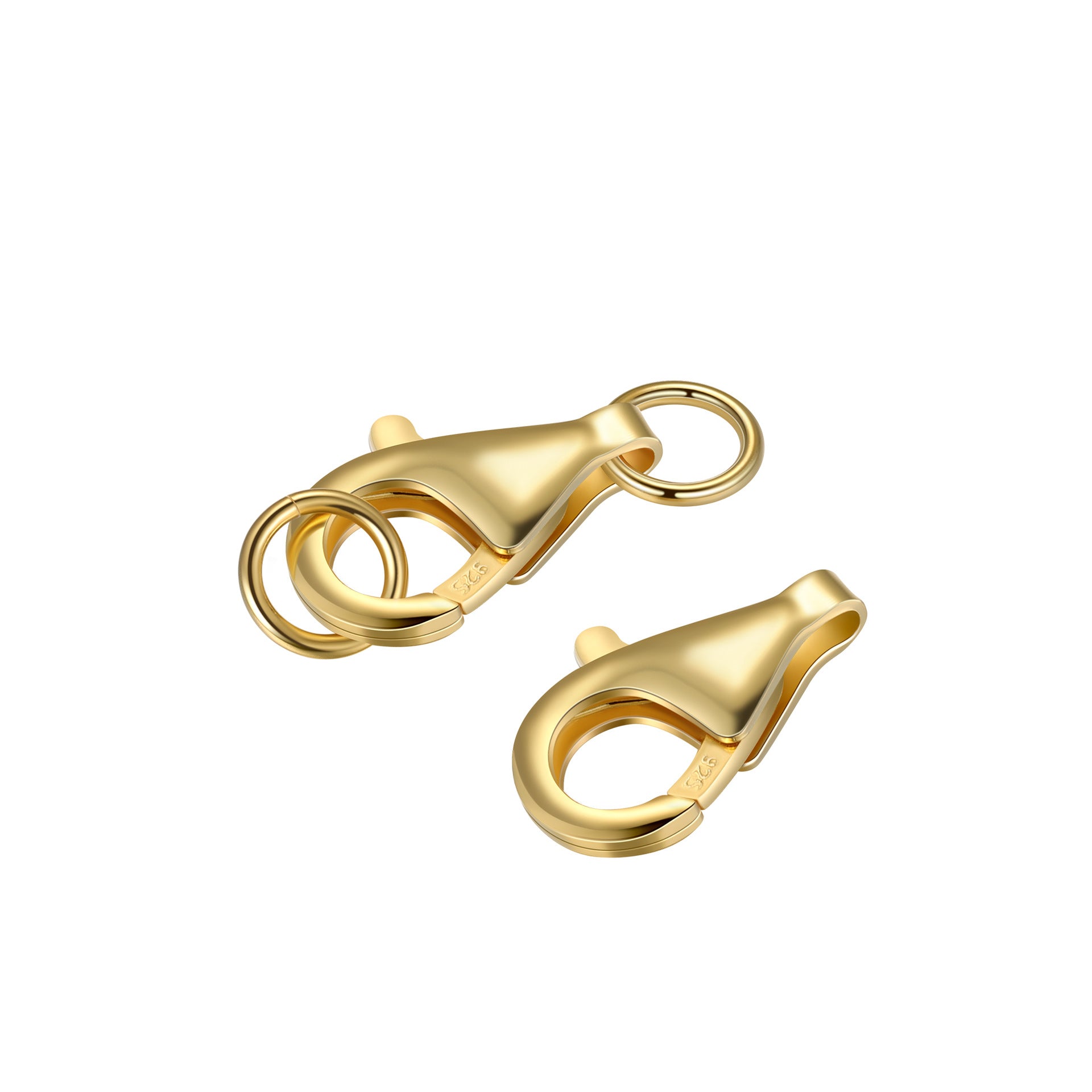 Cabeza de llavero de plata esterlina de 10 piezas al por mayor