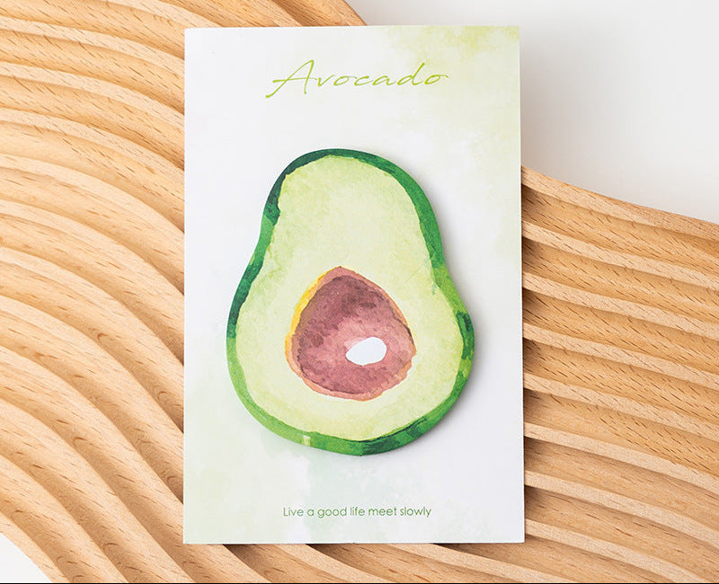 Wholesale Colorful cartoon fruit sticky notes