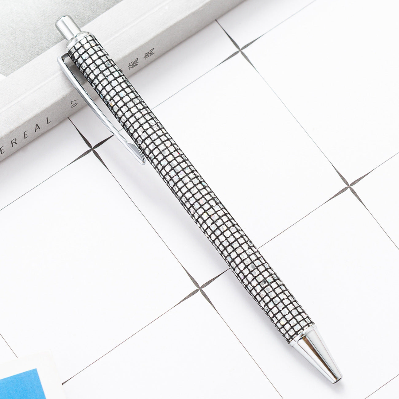 Wholesale Spot Gold Powder Press Ballpoint Pen