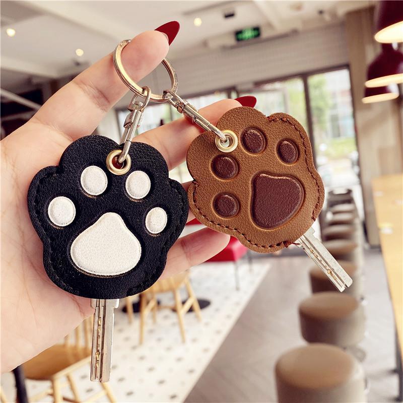 Titular de la llave de la garra del gato de dibujos animados de PVC al por mayor