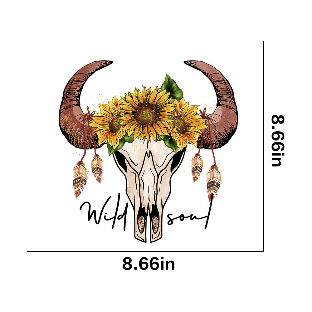 Wholesale 10pcs Butterfly and sunflower print UV DTF Ready to Press Transfers Wraps