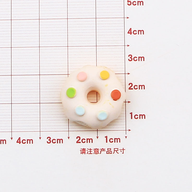 Wholesale Cartoon Donut Resin Cream Glue Phone Case