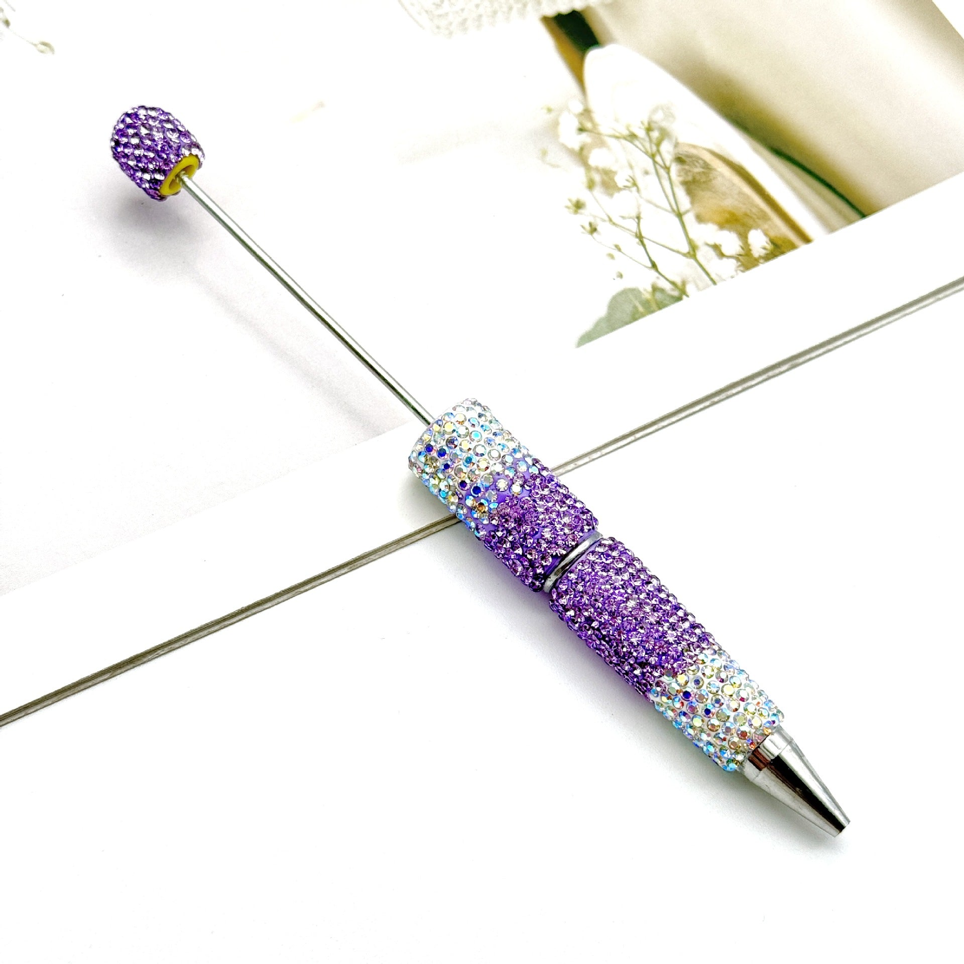 Wholesale DIY gradient full drill pen diamond beadable pen