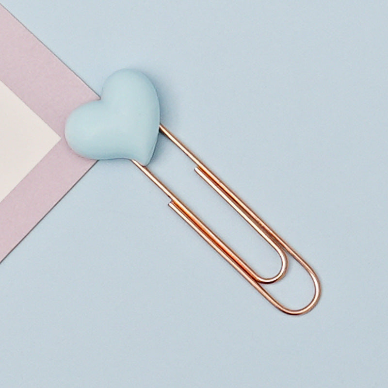 Wholesale 50pcs/pack paper clip Macaron color mini paper clip