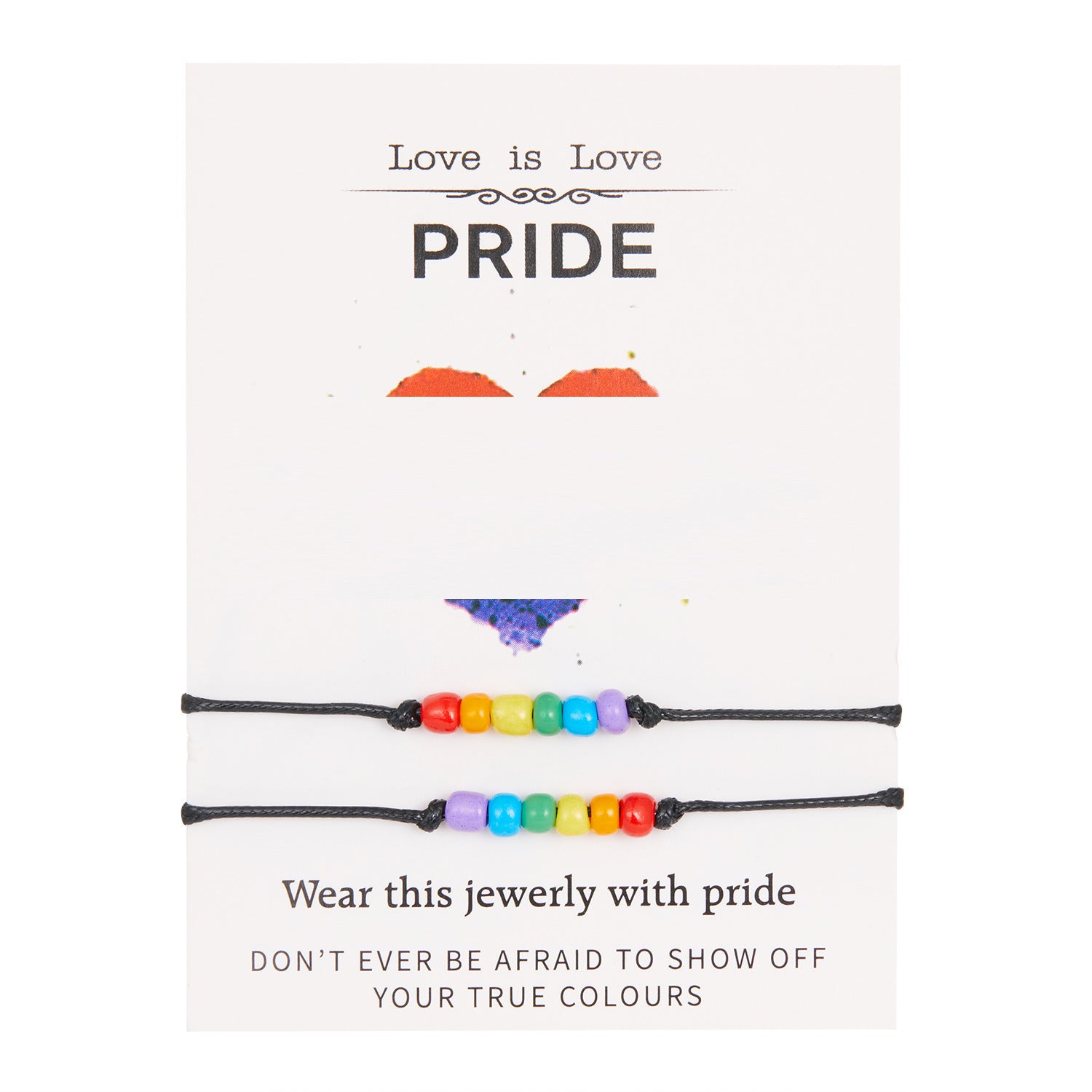 Wholesale Geometric 8-character Volcanic Stone Sunflower 2-piece Braided Adjustable Paper Card Bracelet