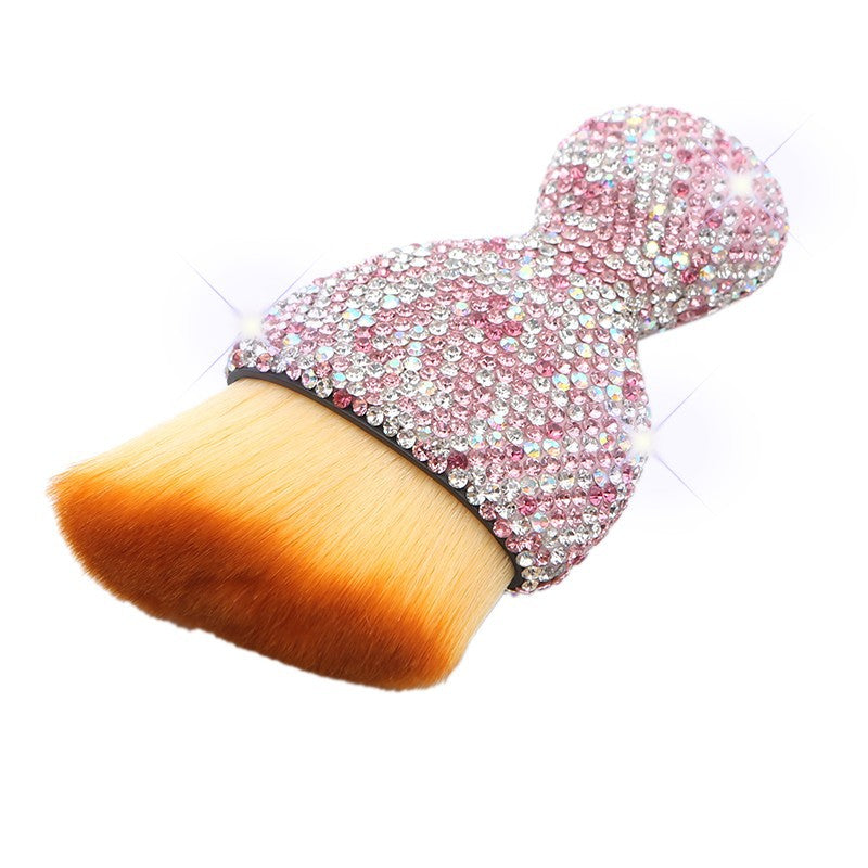 Wholesale Car Air Conditioning Air Outlet Cleaning Diamond Bristle Brush Soft Rubber Car Interior