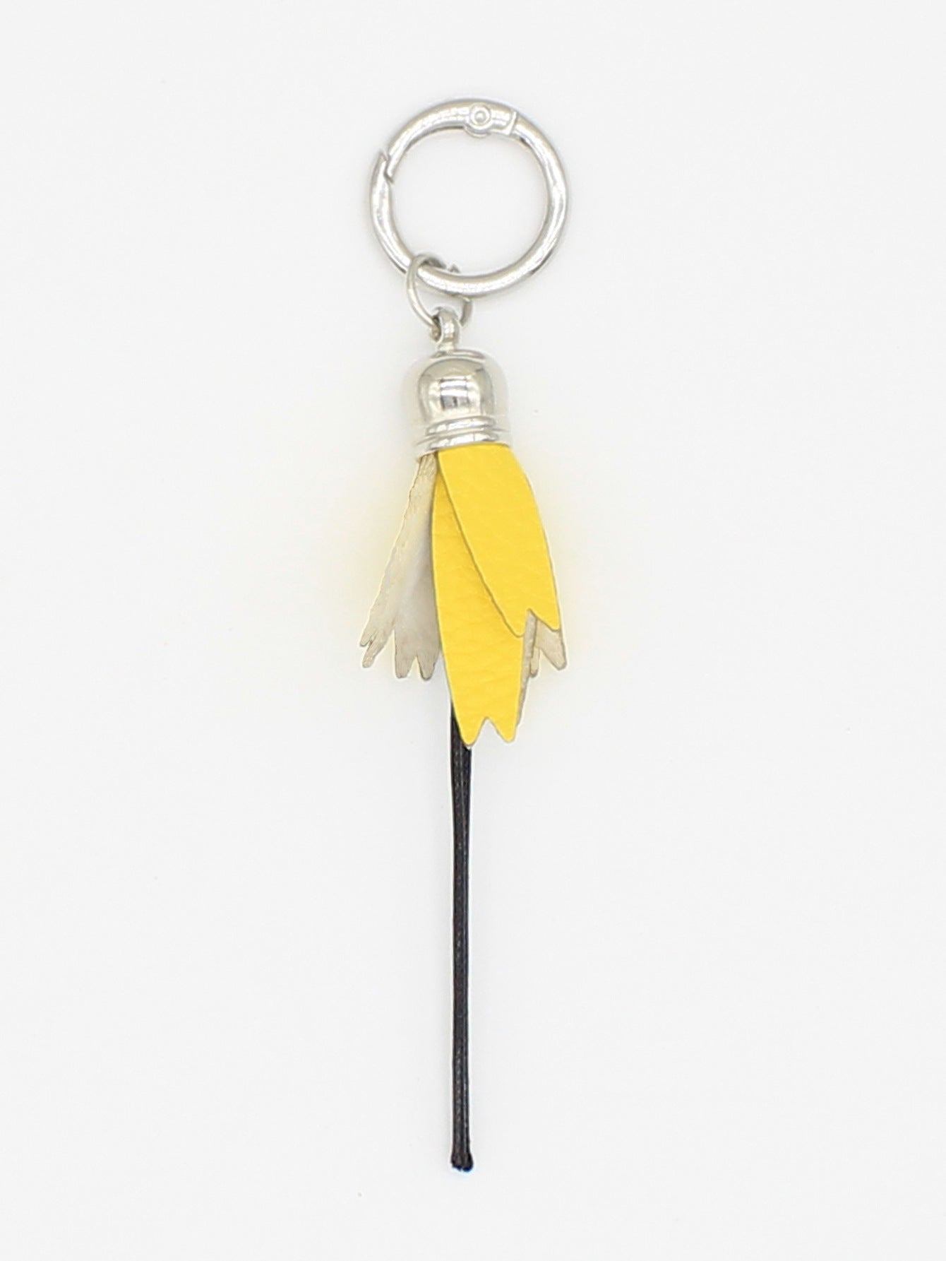 Wholesale Simple pu flower tassel shoe hanging jewelry pendant keychain mobile phone pendant