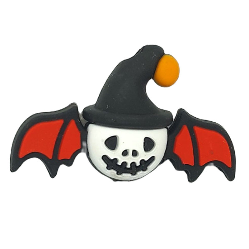 Wholesale   20pcs Cartoon Halloween  Silicon Beads   Focal Beads