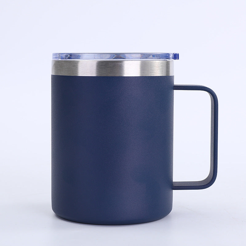 Wholesale 12oz Simple  Mug 304 Stainless Steel Double Layer Thermos Mug