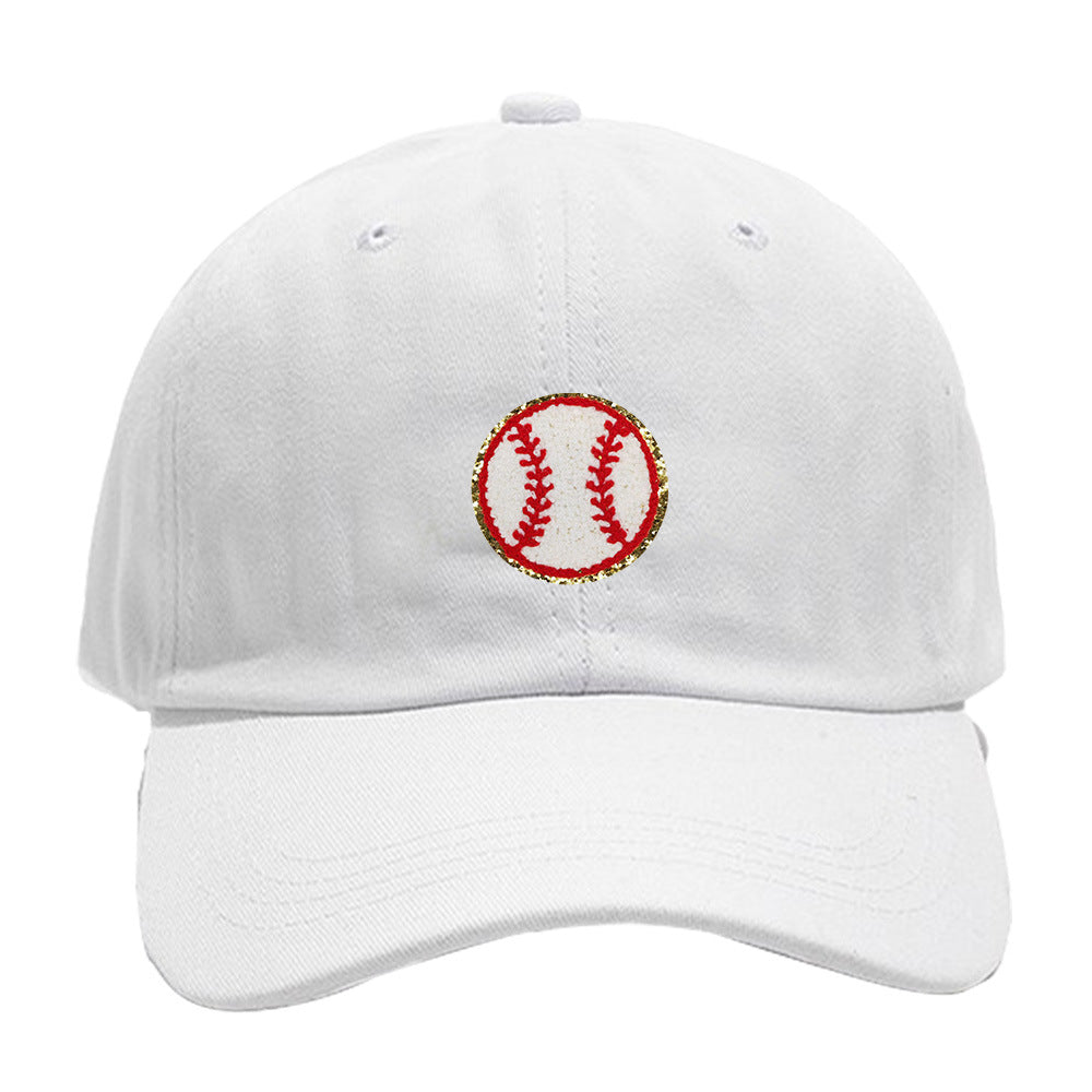 Wholesale Gold Edge Embroidery Patch Sports Ball Motif Rugby Baseball Basketball Volleyball Soccer Hot Melt Applique For Coat Party Home Decor