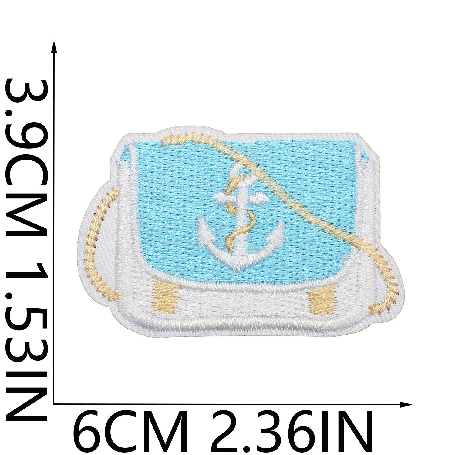 Wholesale Western Cowboy Shell Embroidered Patch Polyester Heat Transfer Applique For Clothing Casual Decorative Accent And Resale