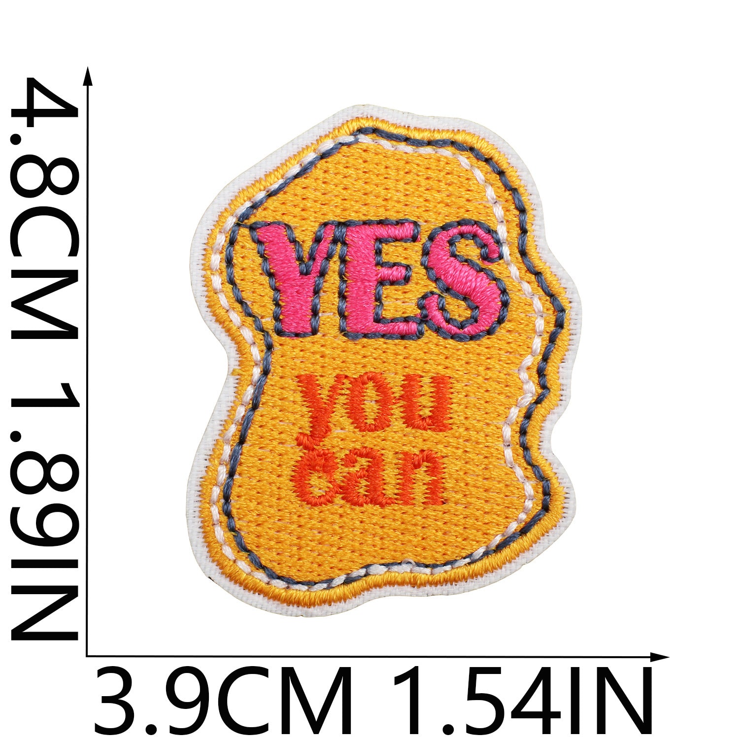 Wholesale Inspirational quotes embroidered patch