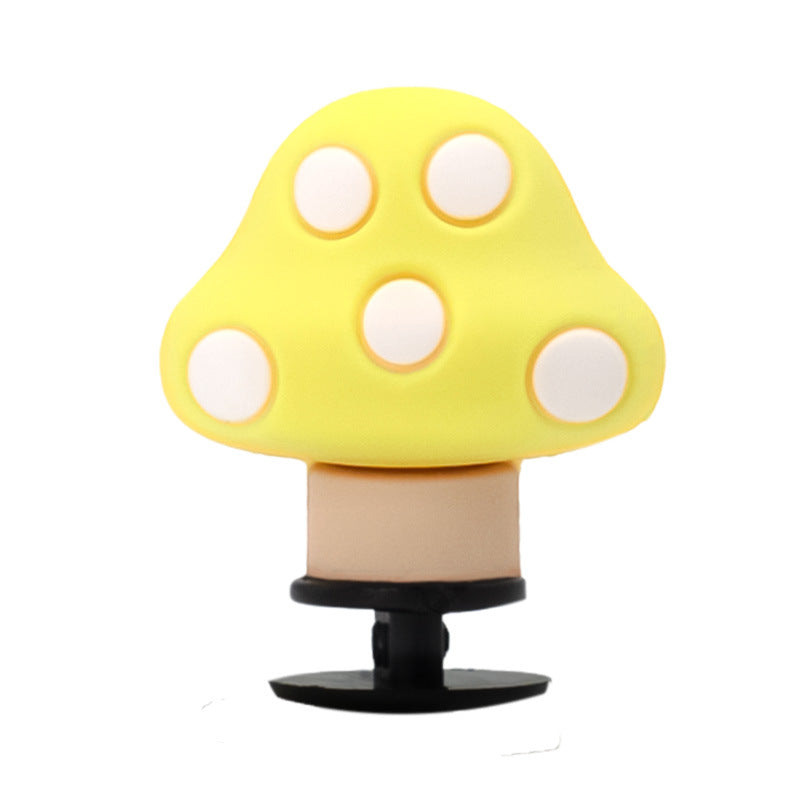 Wholesale 5pcs  Cartoon mushroom 3D hole shoe buckle decorative accessories